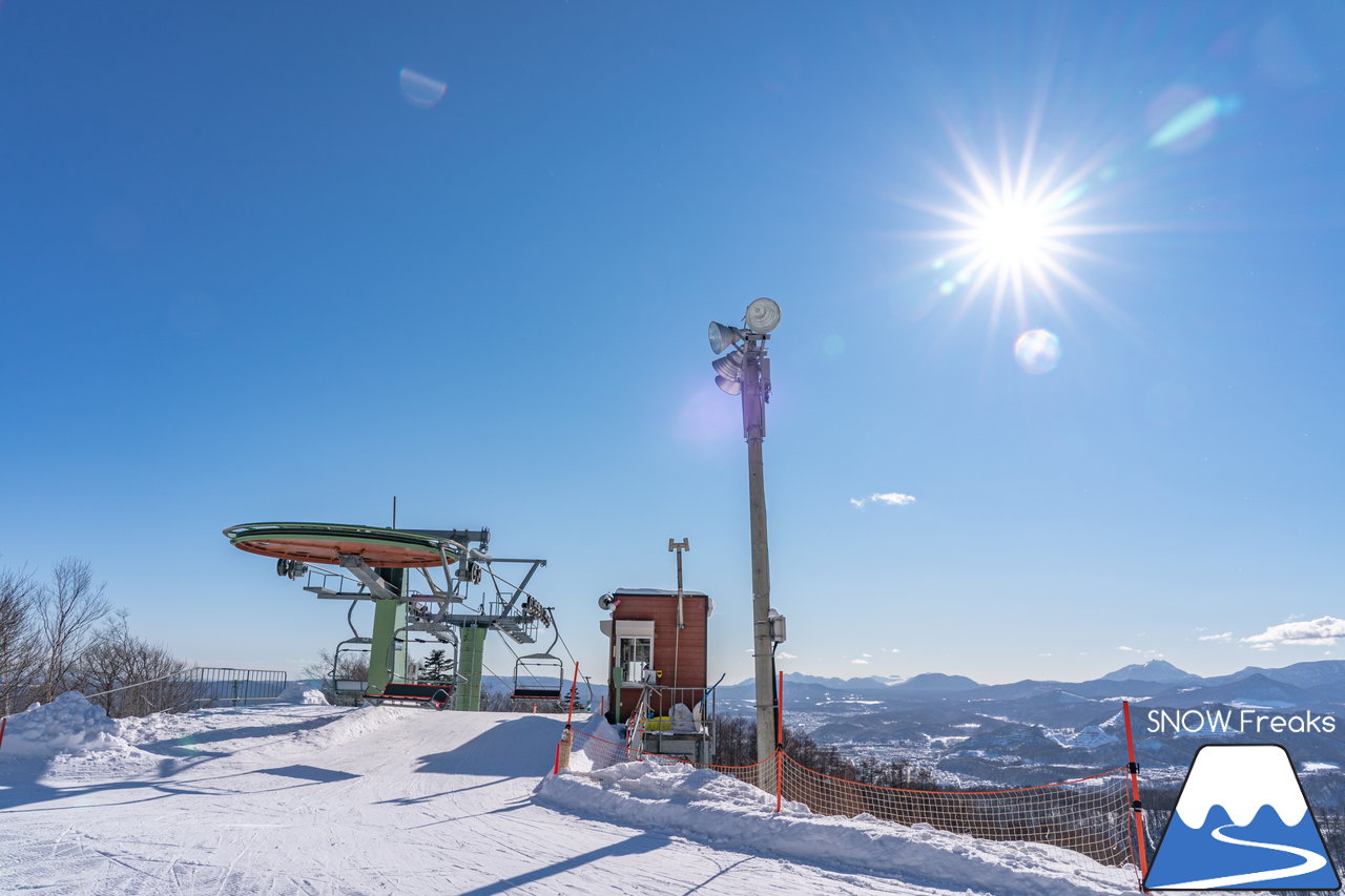 札幌藻岩山スキー場｜本日、雲一つ無い快晴！札幌藻岩山の全10コースの滑走にチャレンジ(^^)/